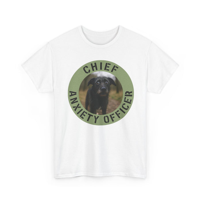 Chief Anxiety Officer Dog T-Shirt – Funny Pet Lover Tee