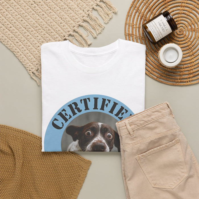 Certified Velcro Dog T‑Shirt — Funny Dog Lover Tee