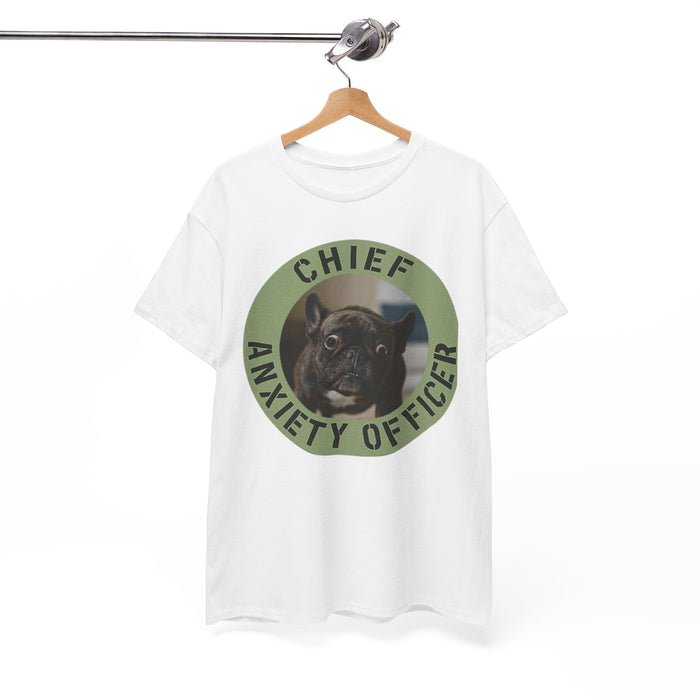 Chief Anxiety Officer T-Shirt — Funny Dog Graphic Tee