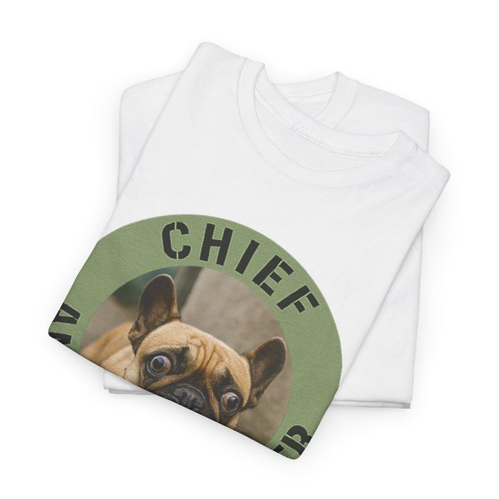 Chief Anxiety Officer T-Shirt — Funny French Bulldog Graphic Tee