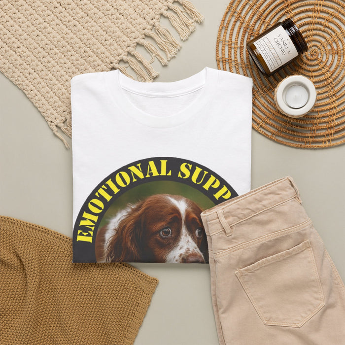 Emotional Support Human T-Shirt — Cute Spaniel Pet Therapy Tee