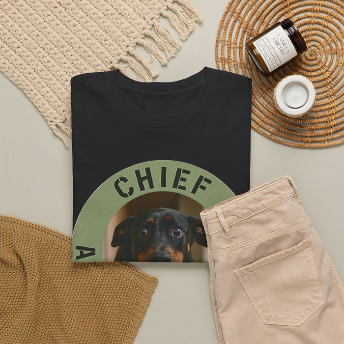 Chief Anxiety Officer T‑Shirt — Funny Dog Graphic Tee