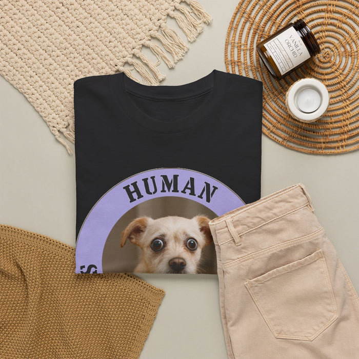Dog 'Human Security Blanket' T-Shirt — Cute Rescue Pup Graphic Tee