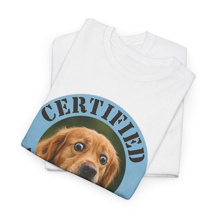 Certified Velcro Dog T-Shirt – Funny Dog Lover Tee