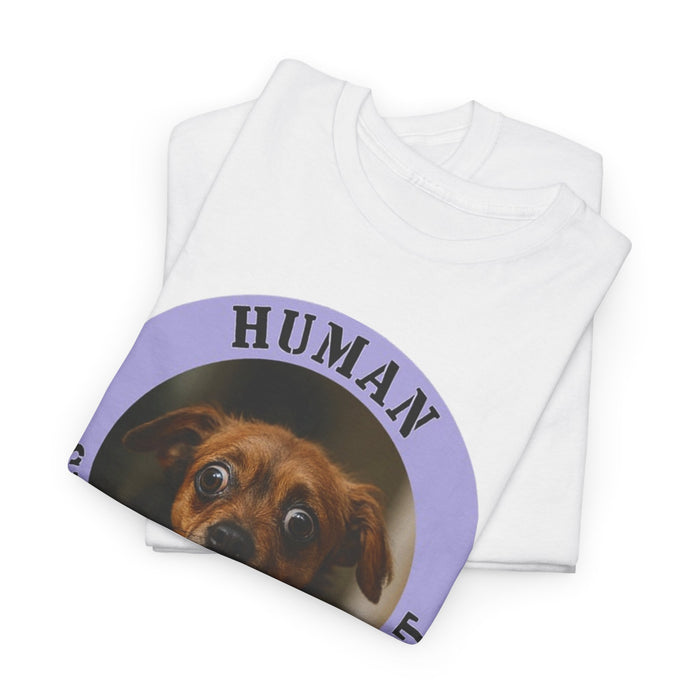 Human Security Blanket Tee — Cute Dog Graphic T-Shirt