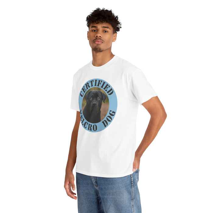 Rottweiler Certified Velcro Dog T‑Shirt – Funny Black Lab Pet Lover Tee
