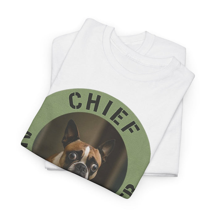 Chief Anxiety Officer T-Shirt - Funny Dog Owner Tee