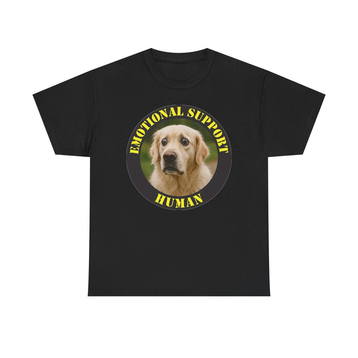 Emotional Support Human Tee — Cute Labrador Pet Therapy T‑Shirt