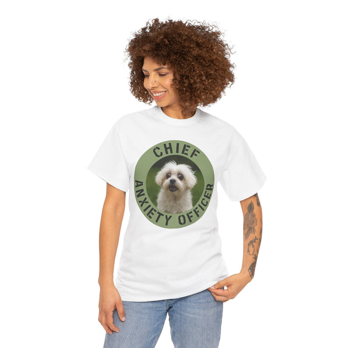 Chief Anxiety Officer T-Shirt – Funny Dog Pet Mom Tee