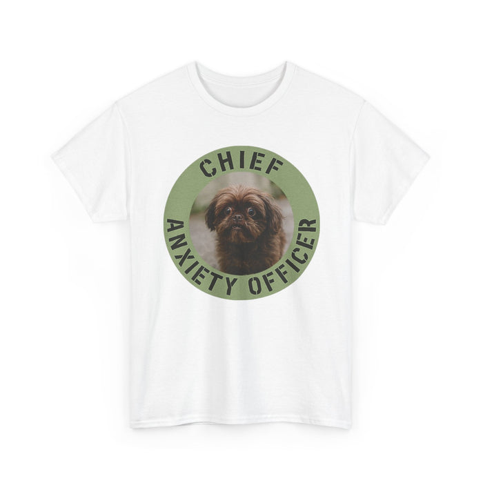 Chief Anxiety Officer T-Shirt — Funny Dog Graphic Tee