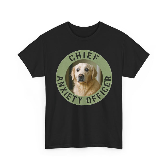 Chief Anxiety Officer T-Shirt — Funny Dog Graphic Tee