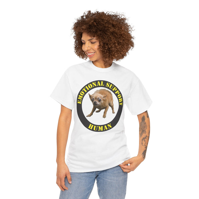 Emotional Support Human T-Shirt — Funny Dog Meme Tee