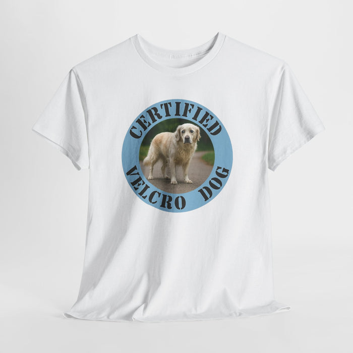 Certified Velcro Dog T‑Shirt — Funny Dog Lover Tee