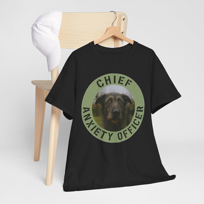 Chief Anxiety Officer T-Shirt — Funny Dog Pet Owner Tee