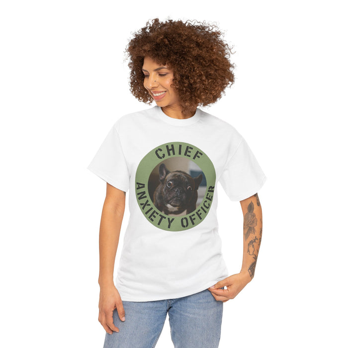 Chief Anxiety Officer T-Shirt — Funny Dog Graphic Tee