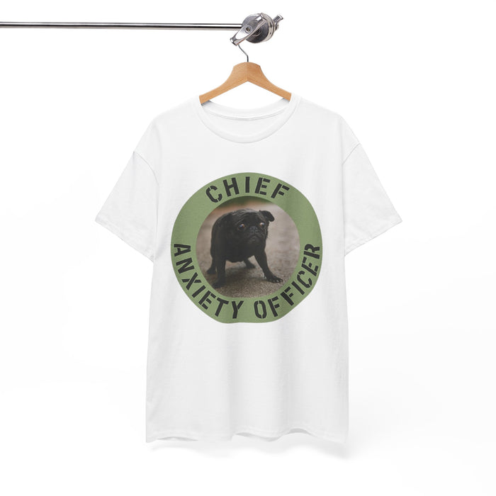 Chief Anxiety Officer T-Shirt — Funny Dog Graphic Tee
