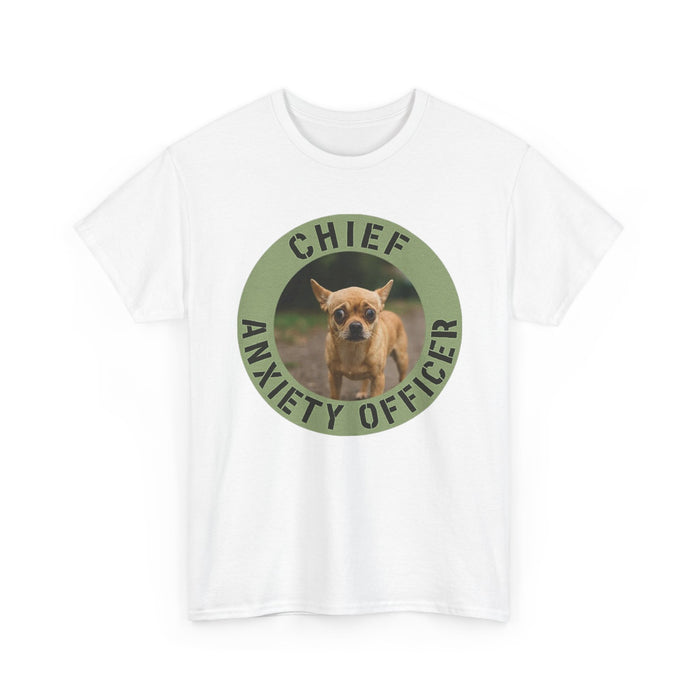 Chief Anxiety Officer T-Shirt — Funny Dog Graphic Tee
