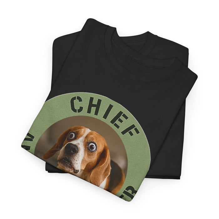 Chief Anxiety Officer T-Shirt — Cute Beagle Dog Graphic Tee