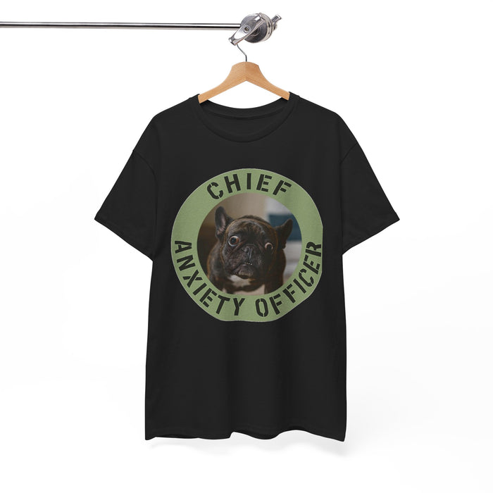 Chief Anxiety Officer T-Shirt — Funny Dog Graphic Tee