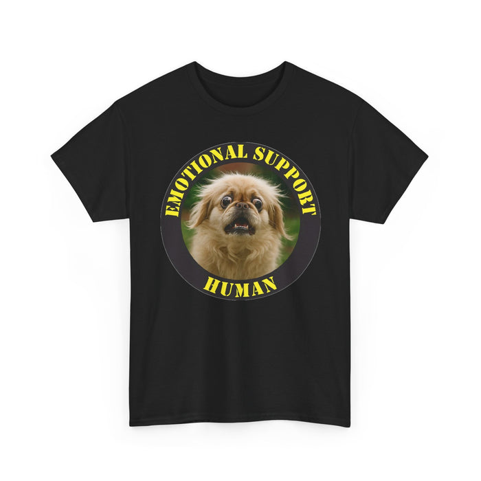 Emotional Support Human T‑Shirt — Funny Cute Dog Rescue Tee