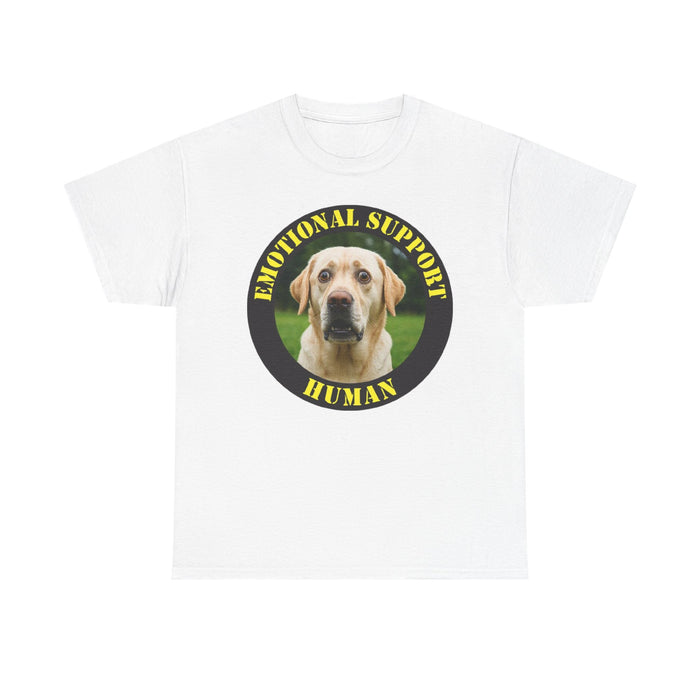 Emotional Support Human T-Shirt — Funny Labrador Pet Lover Tee