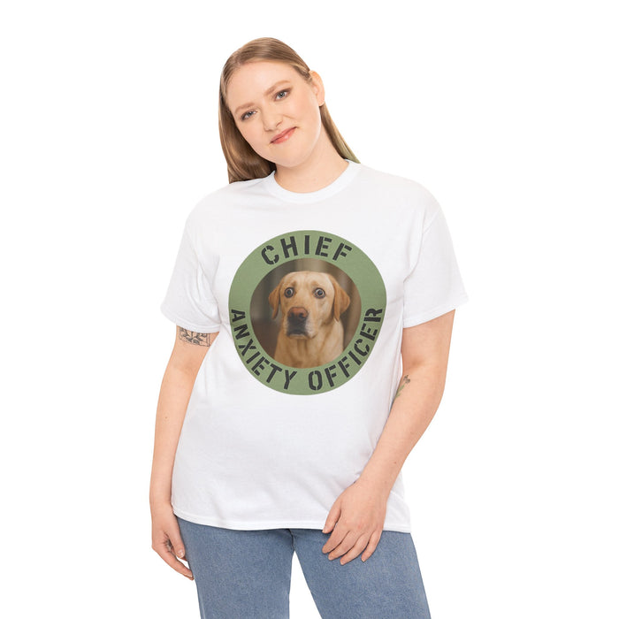 Chief Anxiety Officer Dog T-Shirt — Funny Pet Lover Tee