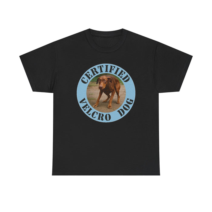 Certified Velcro Dog T‑Shirt — Funny Dog Lover Tee
