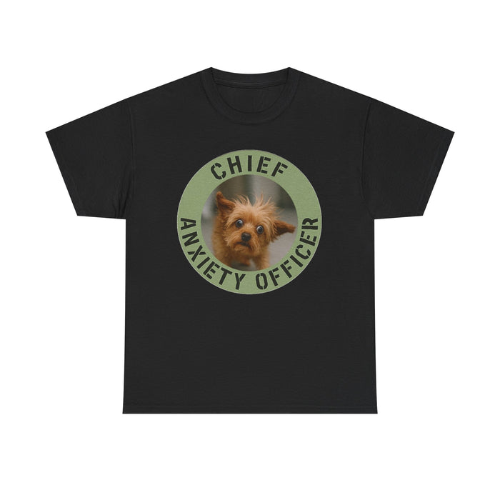 Chief Anxiety Officer Dog T‑Shirt – Funny Pet Lover Tee
