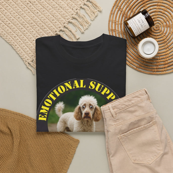Emotional Support Human T-Shirt — Cute Poodle Pet Lover Tee
