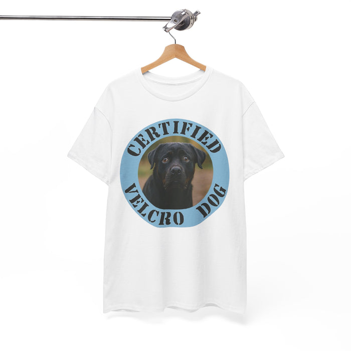 Rottweiler Certified Velcro Dog T‑Shirt – Funny Black Lab Pet Lover Tee