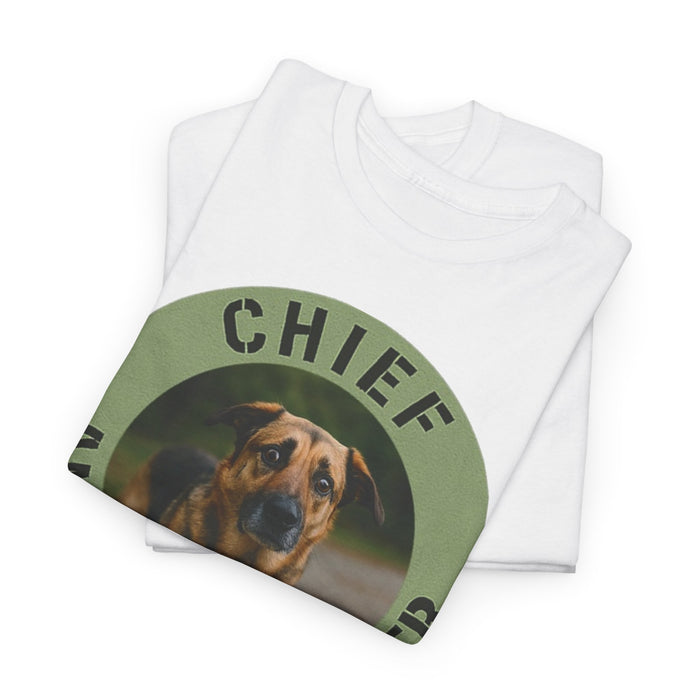 Chief Anxiety Officer Tee — Funny Dog Graphic T‑Shirt