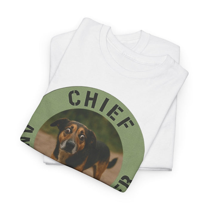 T‑Shirt — "Chief Anxiety Officer" Dog Graphic Tee