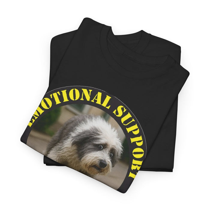 T-Shirt — "Emotional Support Human" Dog Photo Tee