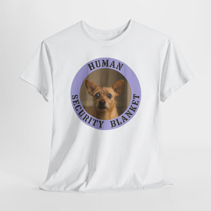 Human Security Blanket T-Shirt - Cute Chihuahua Dog Tee