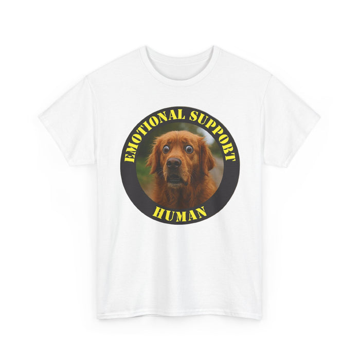 Emotional Support Human T-Shirt — Dog Photo Graphic Tee
