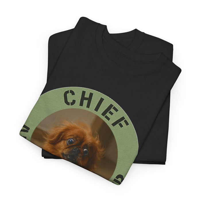 Chief Anxiety Officer T-Shirt — Cute Pekingese Dog Graphic Tee