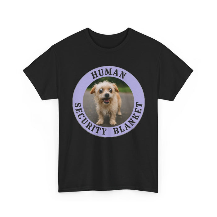 Dog 'Human Security Blanket' T-Shirt — Cute Puppy Graphic Tee