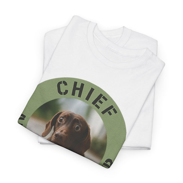 Chief Anxiety Officer T-Shirt — Funny Dog Graphic Tee for Pet Lovers