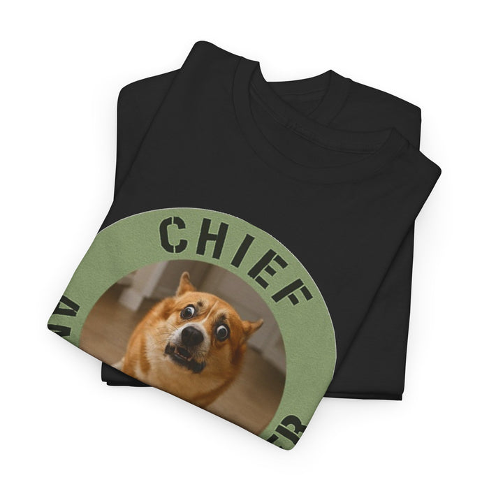 Chief Anxiety Officer T-Shirt – Funny Dog Meme Tee