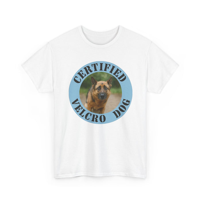 Certified Velcro Dog T-Shirt — Funny Pet Lover Tee