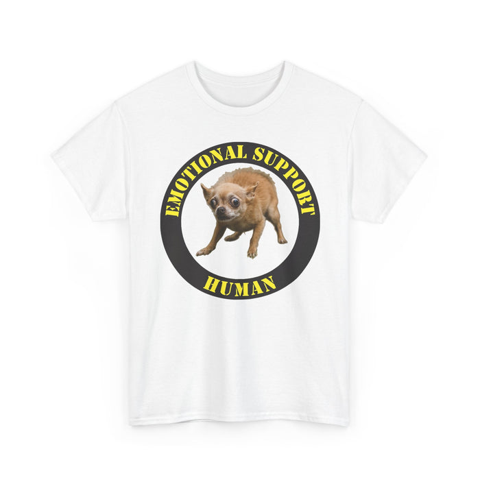 Emotional Support Human T-Shirt — Funny Dog Meme Tee