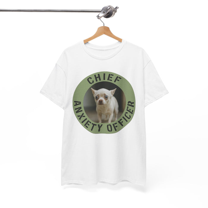 Chief Anxiety Officer T-Shirt — Funny Dog Graphic Tee