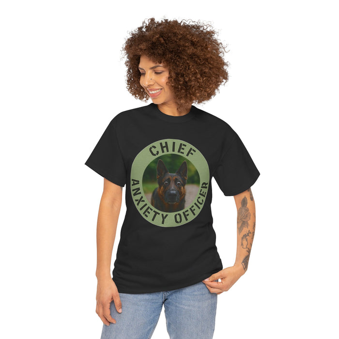 Chief Anxiety Officer Dog T-Shirt — Funny Pet Lover Tee