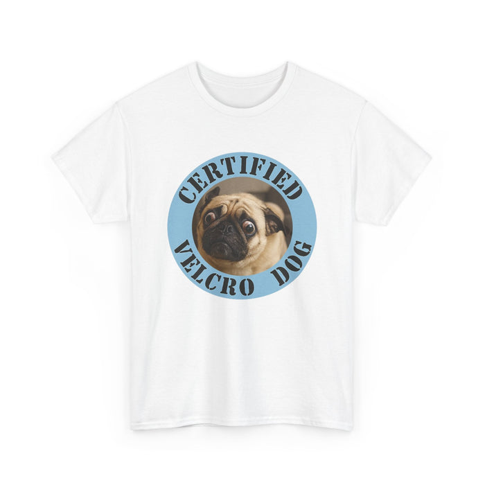Certified Velcro Dog T-Shirt – Cute Pug Graphic Tee