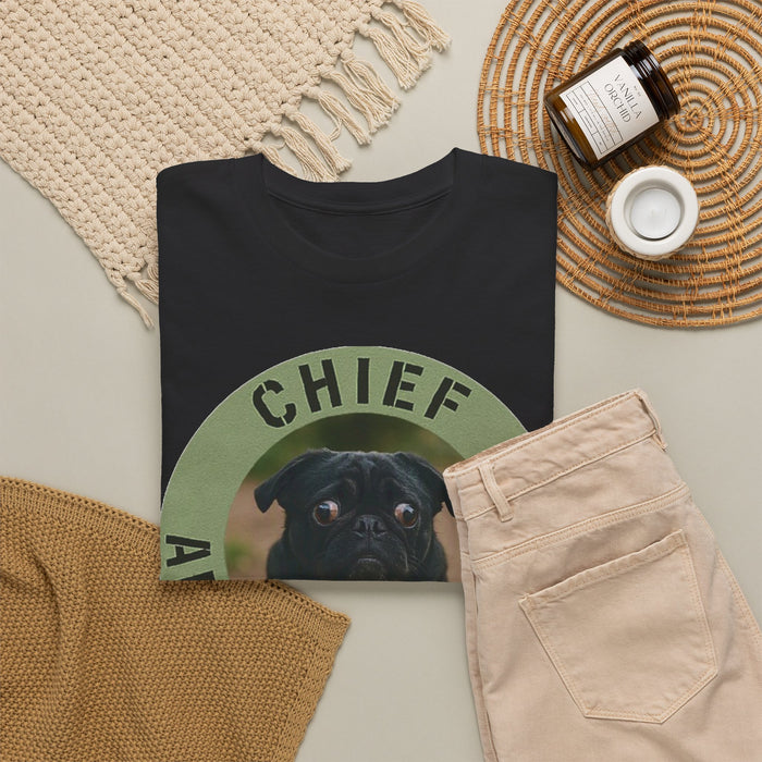 Chief Anxiety Officer Dog Tee — Funny Pug Graphic T-Shirt
