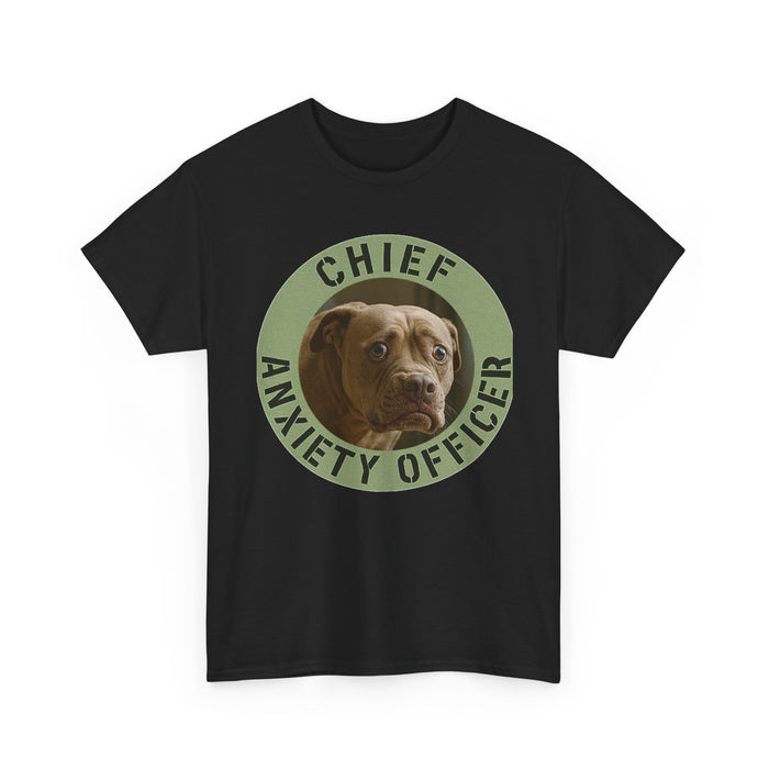 Chief Anxiety Officer Dog T-Shirt