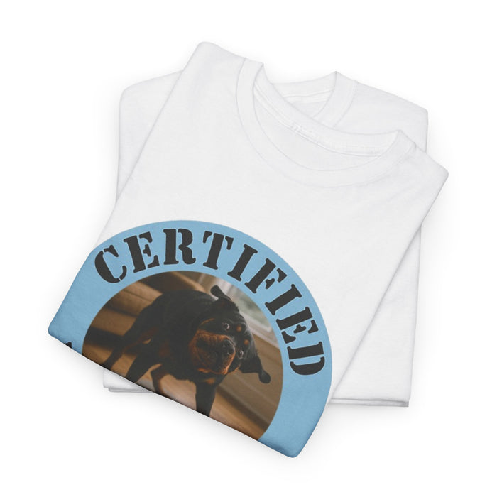 Certified Velcro Dog T-Shirt — Funny Dog Lover Tee
