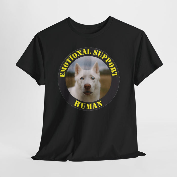 T‑Shirt — "Emotional Support Human" Husky Rescue Tee