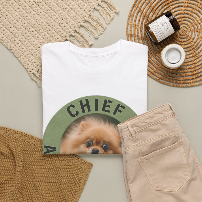 Chief Anxiety Officer Dog T-Shirt — Funny Pomeranian Pet Tee