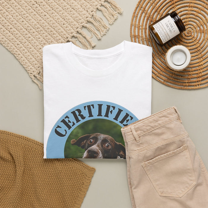 Certified Velcro Dog T-Shirt — Funny Dog Lover Tee